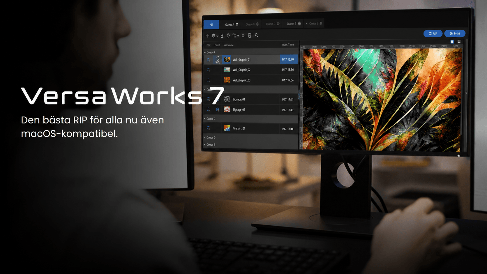 VersaWorks 7 — Rolands RIP-mjukvara ingår utan extra licenskostnad