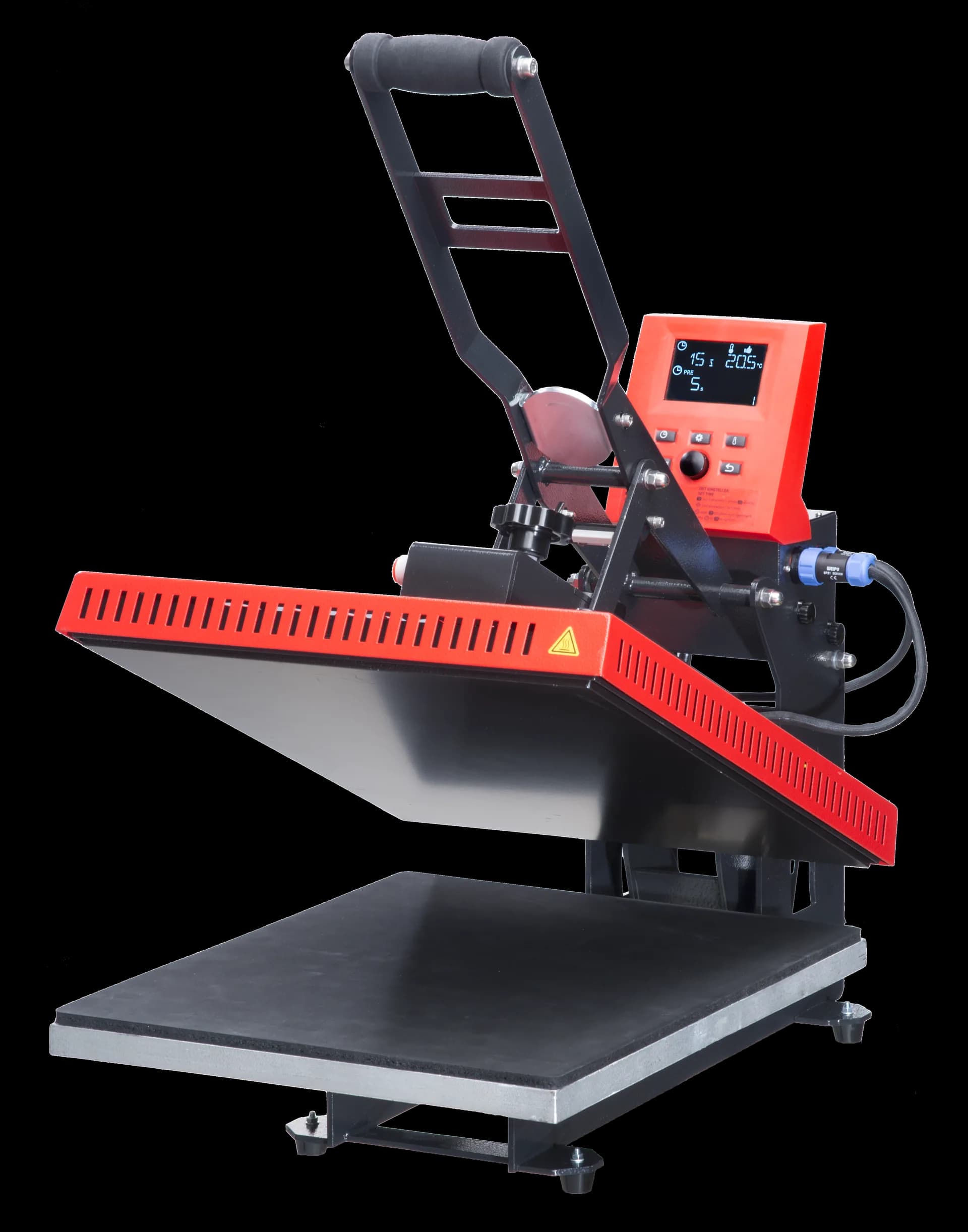 Secabo TC7 SMART modulär värmepress, öppen