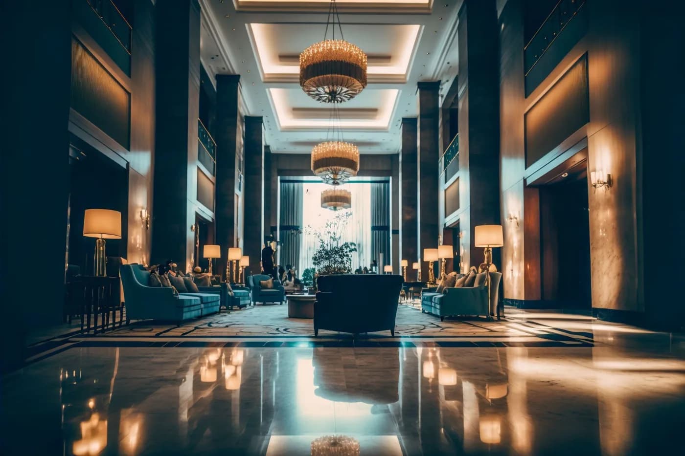 Hotellrum renoverat med Cover Styl inredningsfolie
